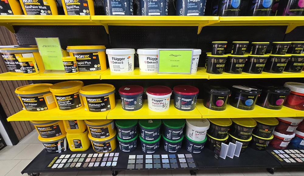 Декоративные краски, штукатурки.