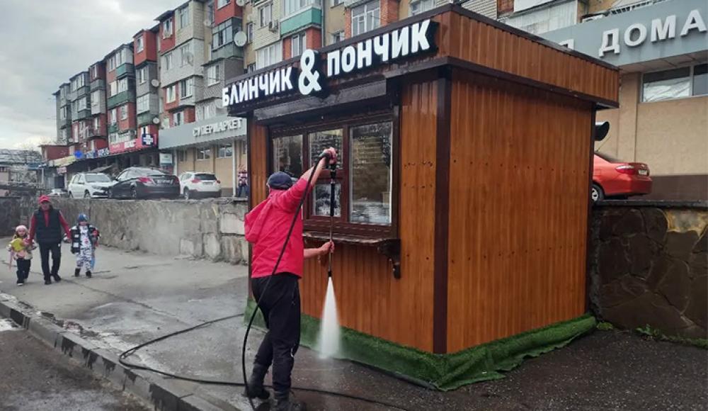 МОБИЛЬНАЯ МОЙКА фасадов, дворов, плитки