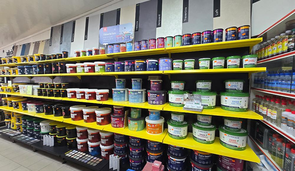 Декоративные краски, штукатурки.